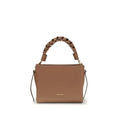 Coccinelle Beige Calf Leather Bos Taurus Shoulder Bag