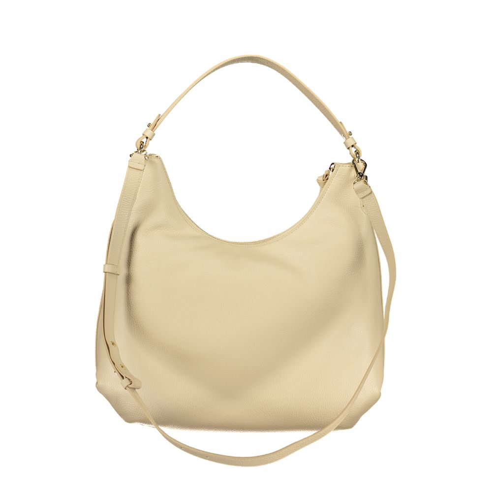 Coccinelle Beige Leather Women Handbag