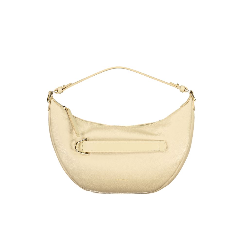 Bolsa Feminina de Couro Bege Coccinelle