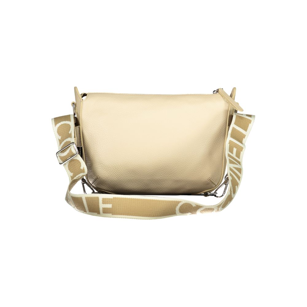 Coccinelle Beige Leather Women Handbag