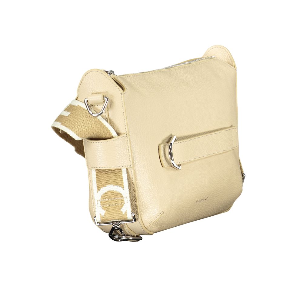 Bolsa Feminina Coccinelle de Couro Bege