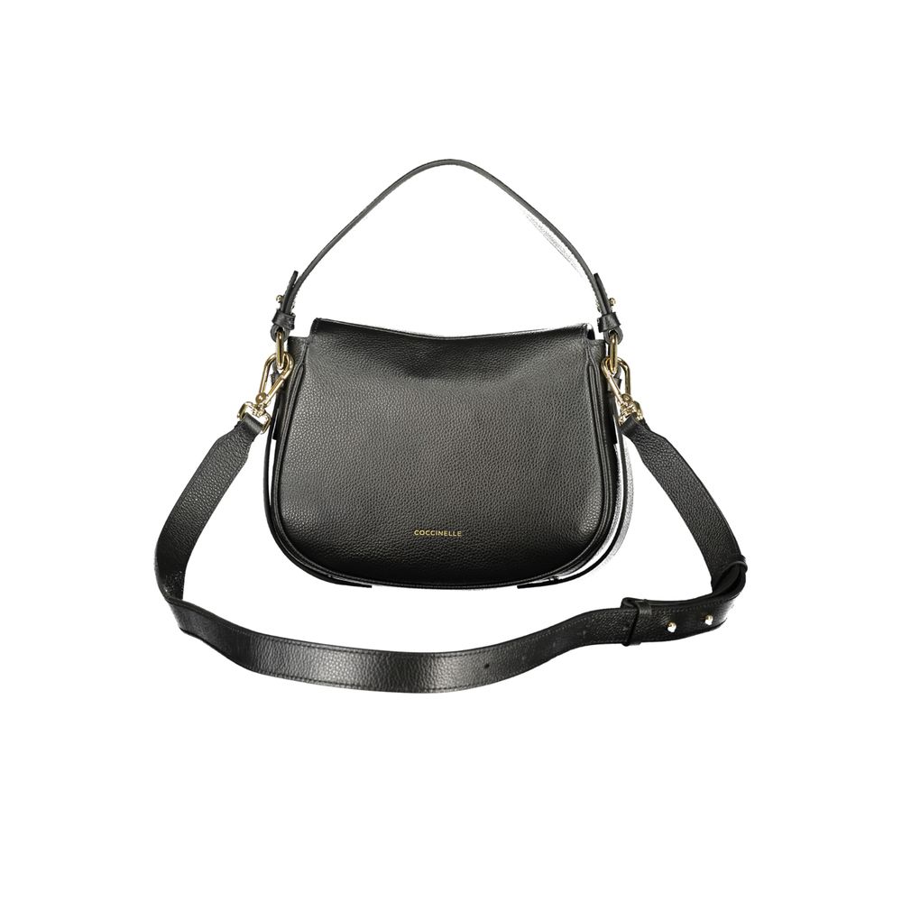 Bolsa Feminina Coccinelle de Couro Preto