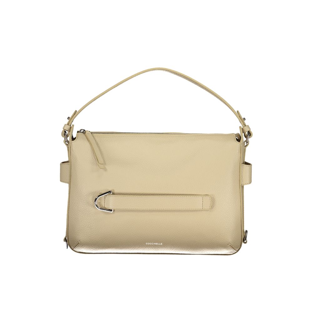 Coccinelle Beige Leather Women Handbag