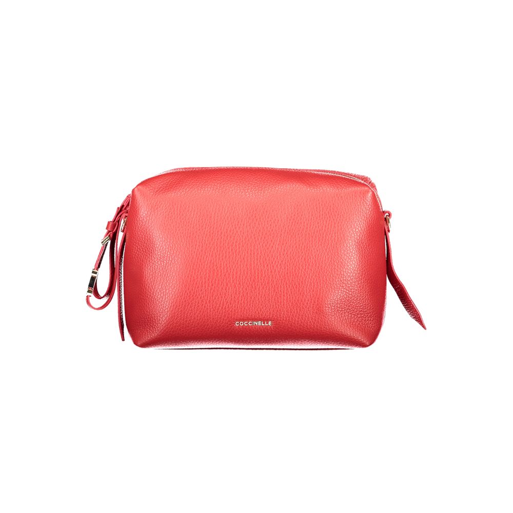 Bolsa Feminina de Couro Coccinelle Rosso