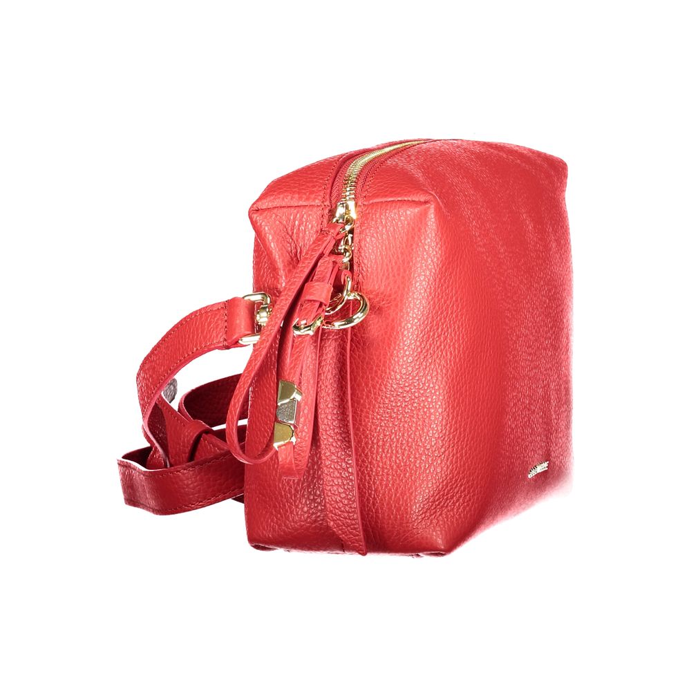 Bolsa Feminina de Couro Coccinelle Rosso