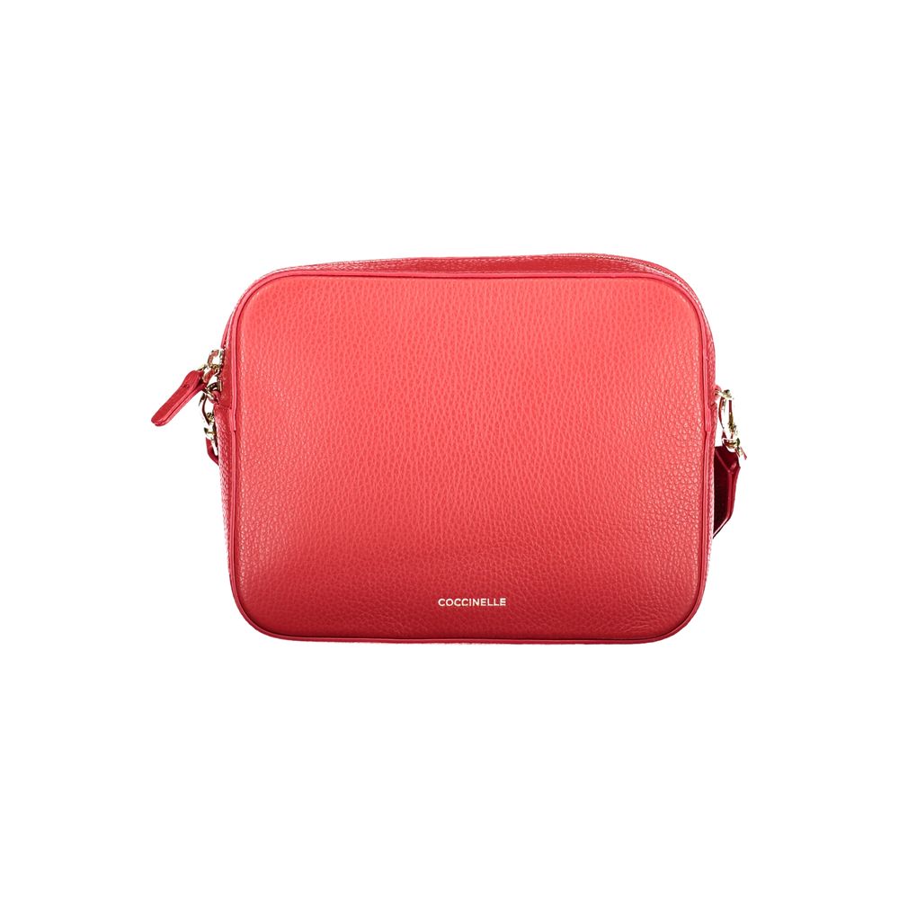 Bolsa Feminina Coccinelle Rosso de Couro