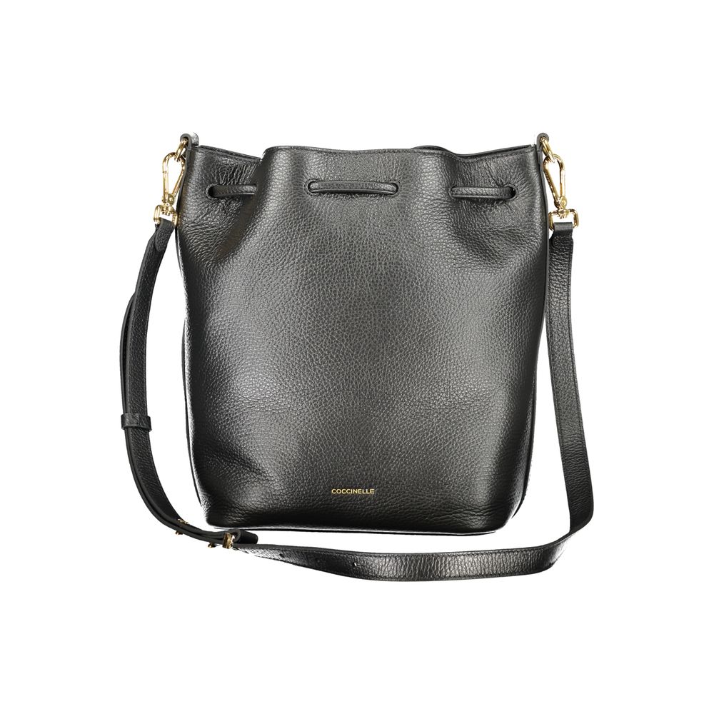 Bolsa Feminina Coccinelle de Couro Preto
