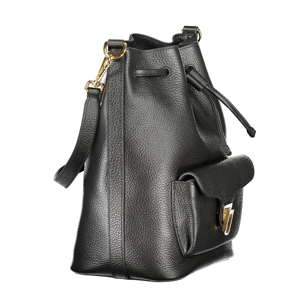 Bolsa Feminina Coccinelle de Couro Preto