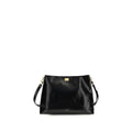 Bolsa de Ombro Dolce & Gabbana de Couro de Bezerro Preto Bos Taurus