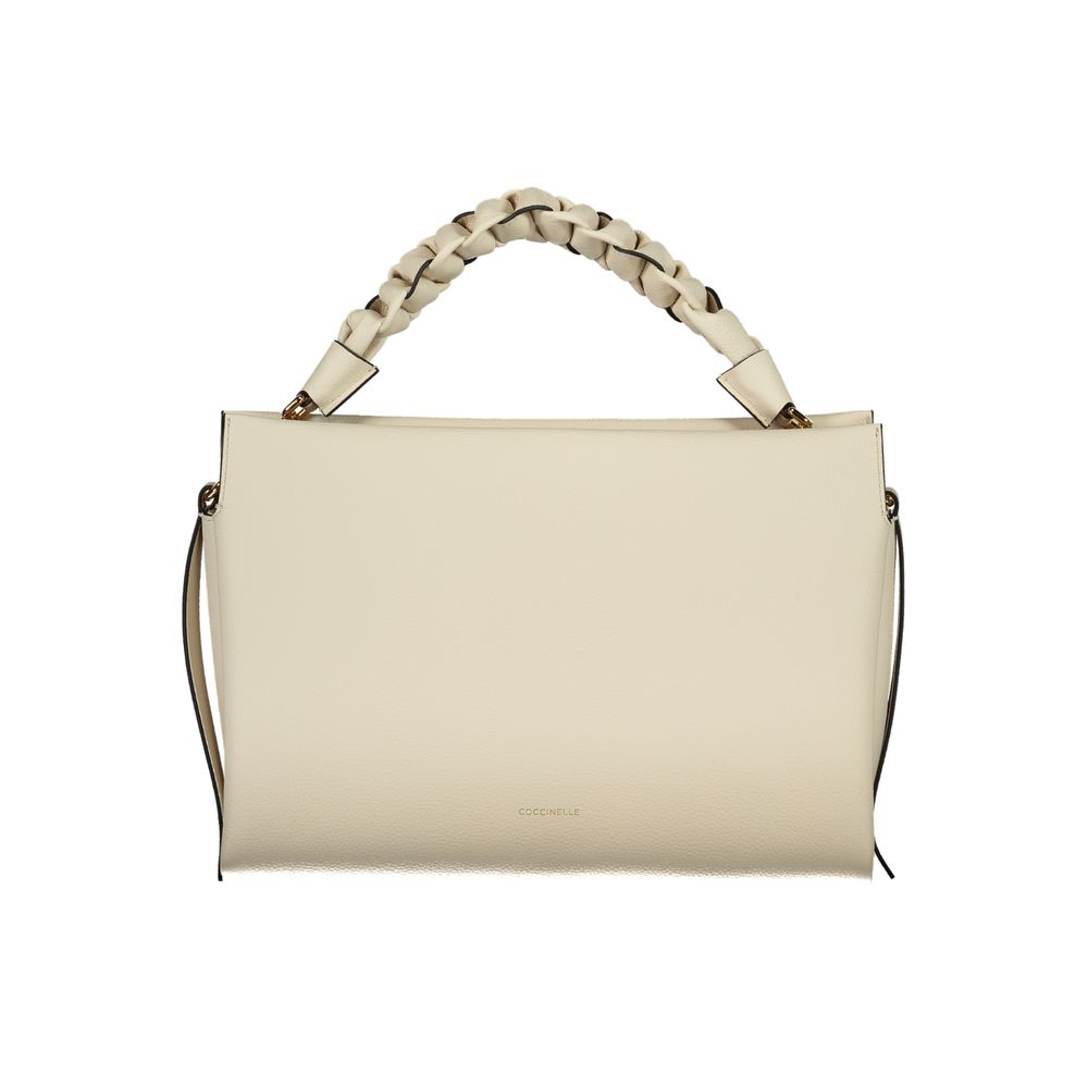 Bolsa Feminina Coccinelle Bianco de Couro