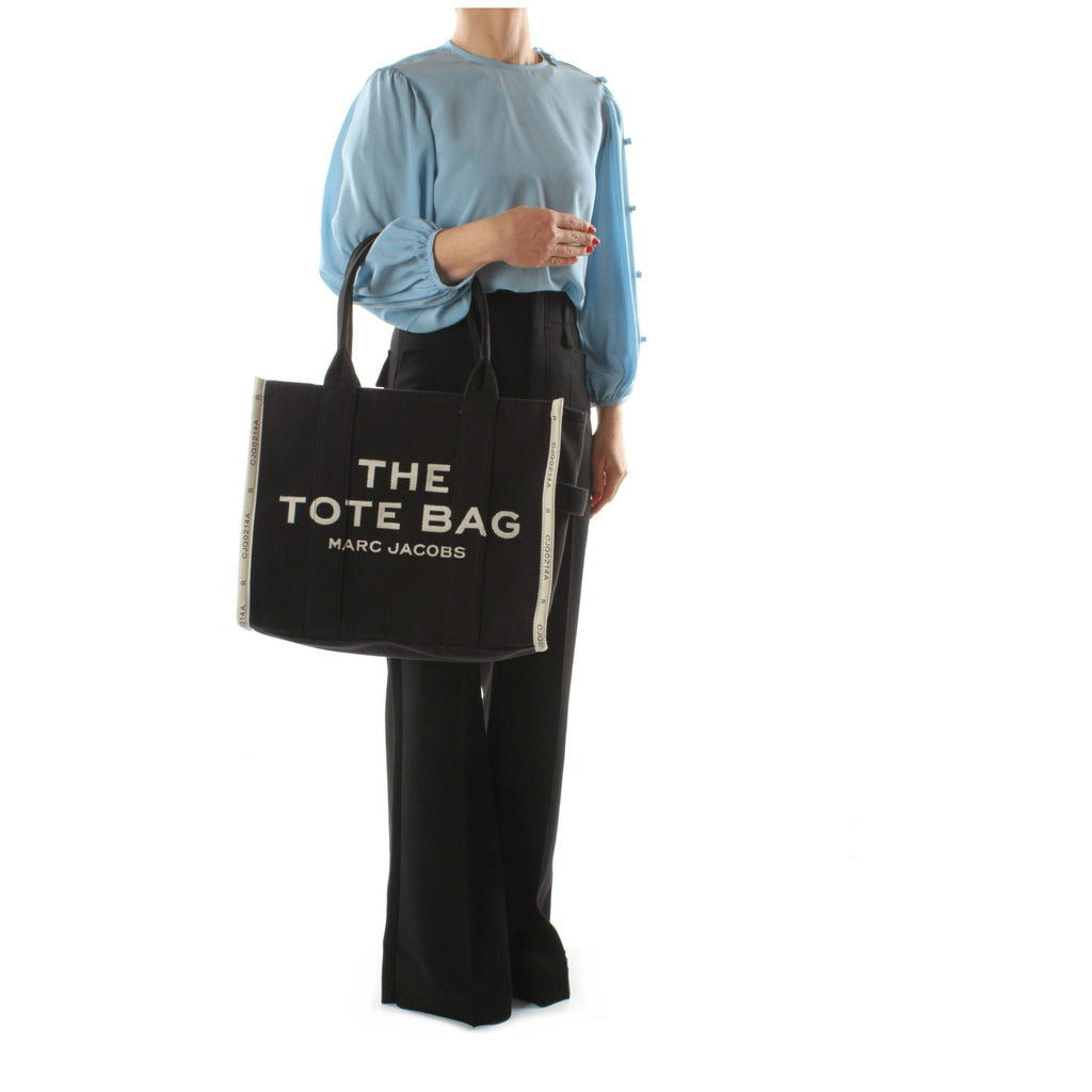 Bolsa de Ombro Marc Jacobs de Tecido Preto
