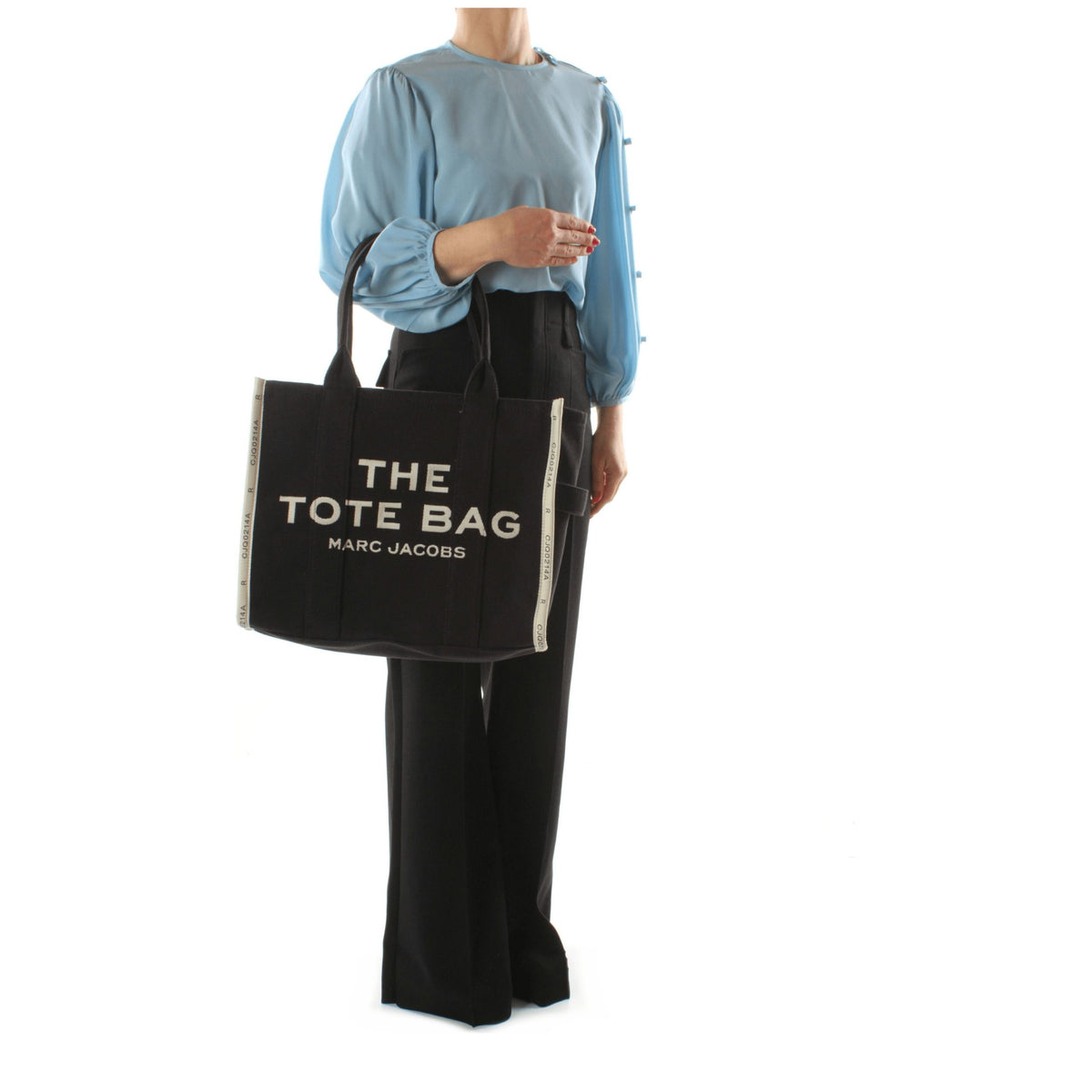 Bolsa de Ombro Marc Jacobs de Tecido Preto