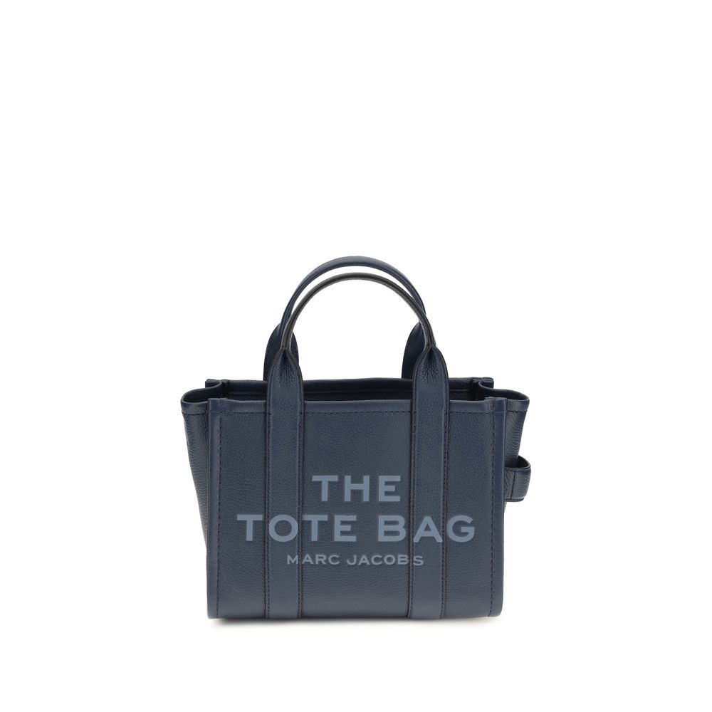 Bolsa de Mão Marc Jacobs em Couro de Bezerro Azul Bos Taurus