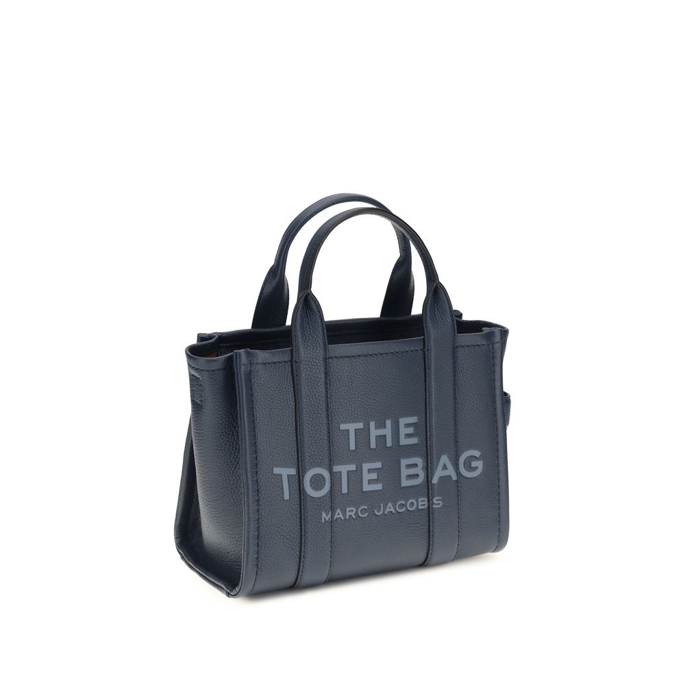 Bolsa de Mão Marc Jacobs em Couro de Bezerro Azul Bos Taurus