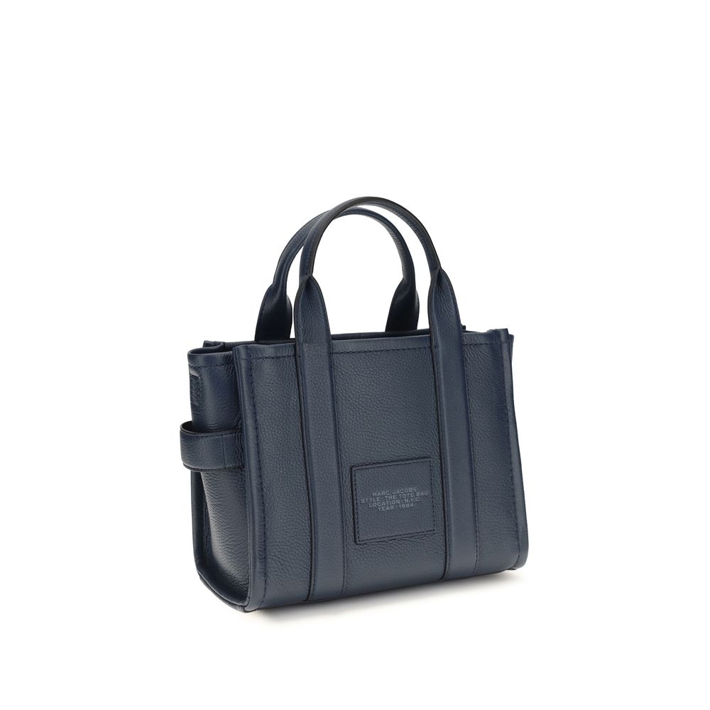 Bolsa de Mão Marc Jacobs em Couro de Bezerro Azul Bos Taurus