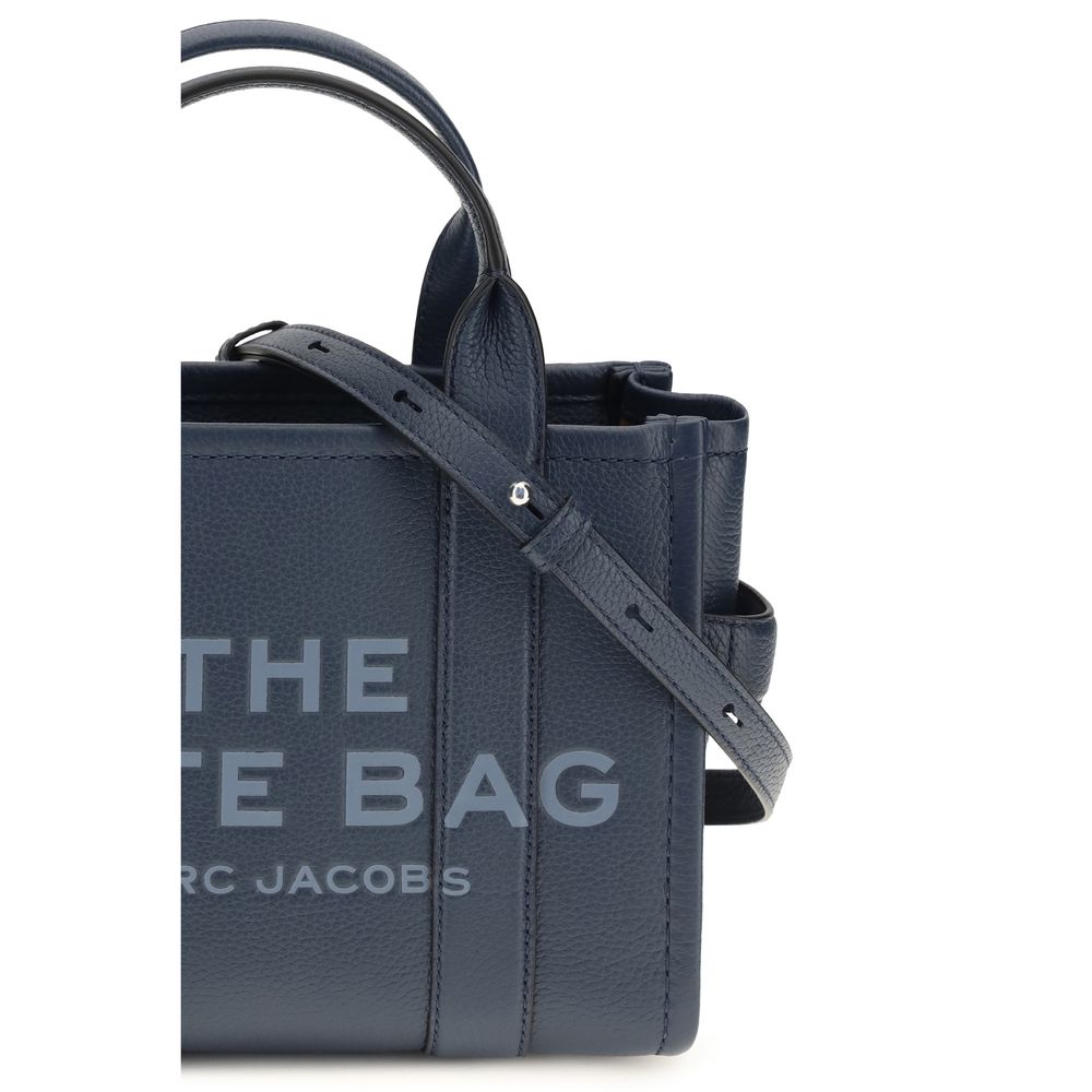 Bolsa de Mão Marc Jacobs em Couro de Bezerro Azul Bos Taurus