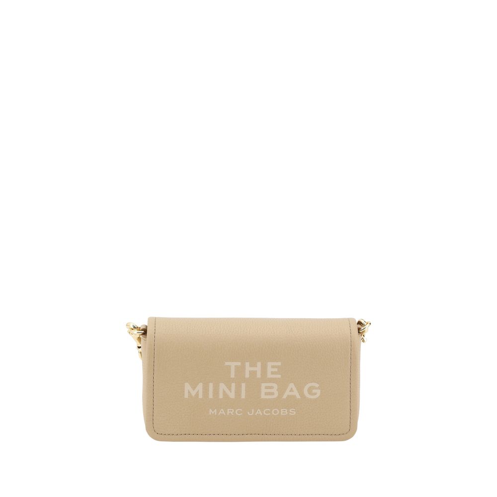 Bolsa de Ombro Marc Jacobs Bos Taurus de Couro de Bezerro Bege