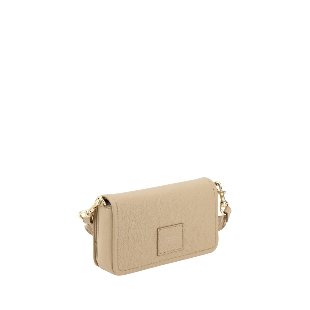 Bolsa de Ombro Marc Jacobs Bos Taurus de Couro de Bezerro Bege