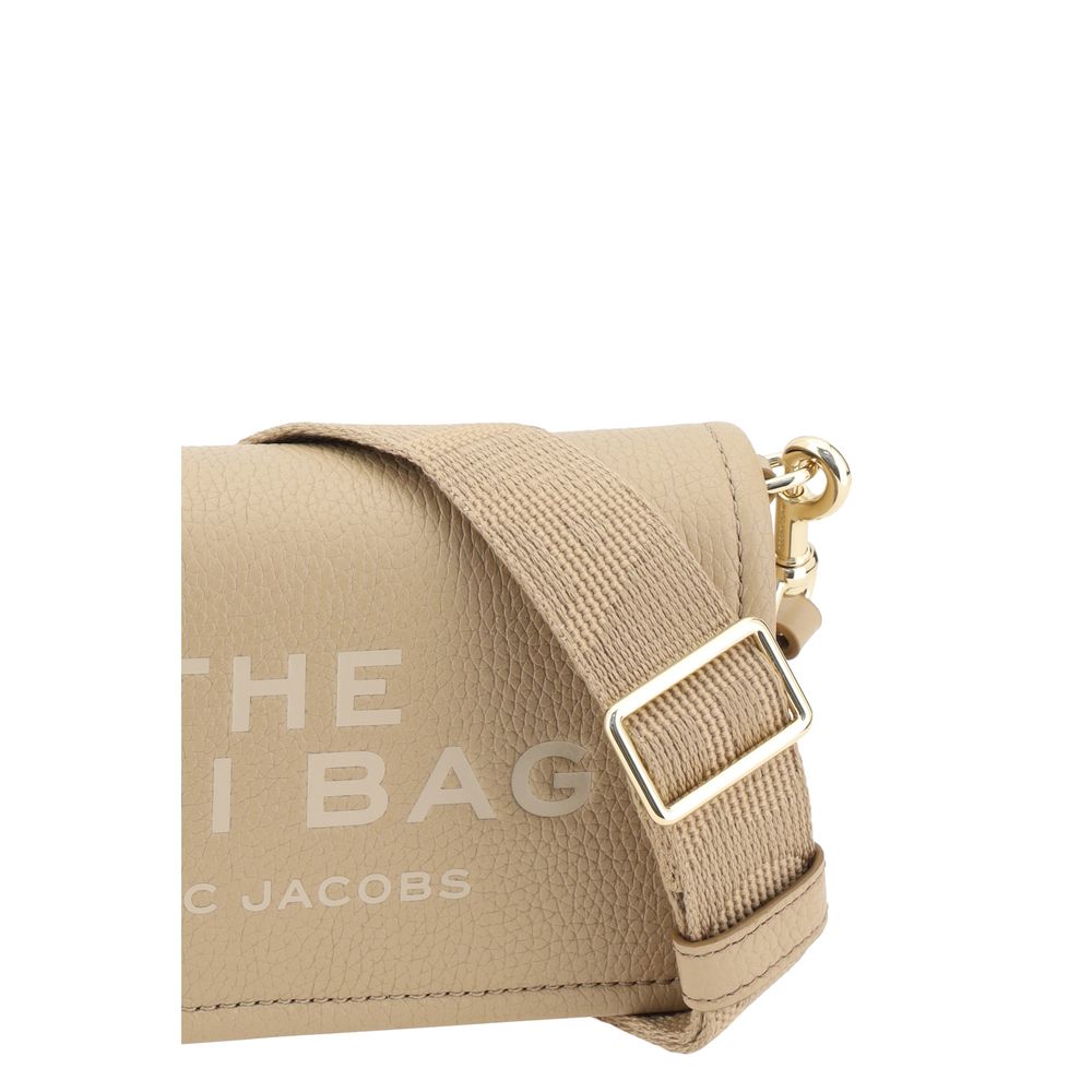 Bolsa de Ombro Marc Jacobs Bos Taurus de Couro de Bezerro Bege