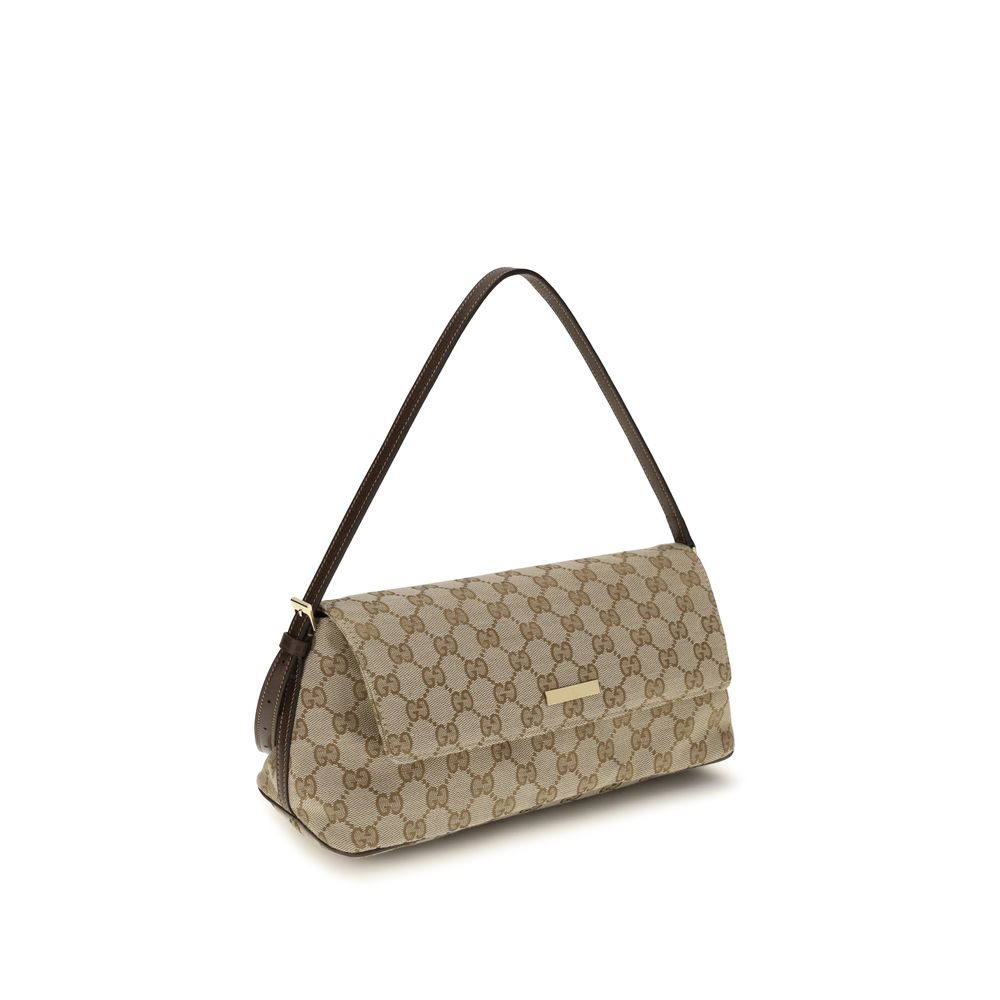 Bolsa de Mão Gucci Marrom de Poliéster