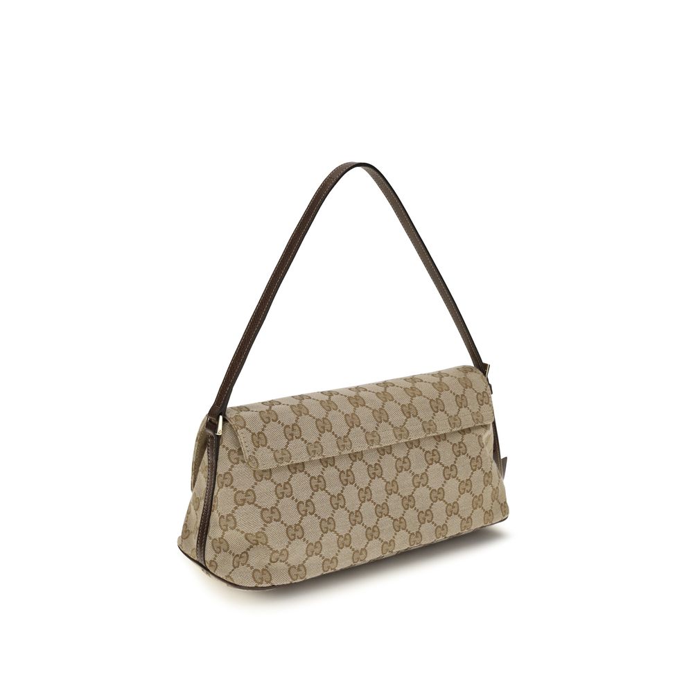Bolsa de Mão Gucci Marrom de Poliéster