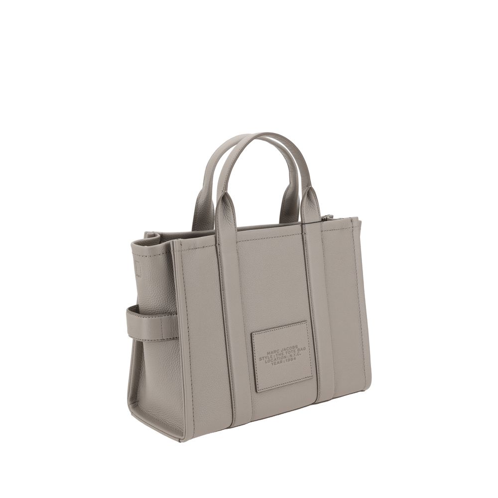 Bolsa Marc Jacobs Bos Taurus em Couro de Bezerro Cinza