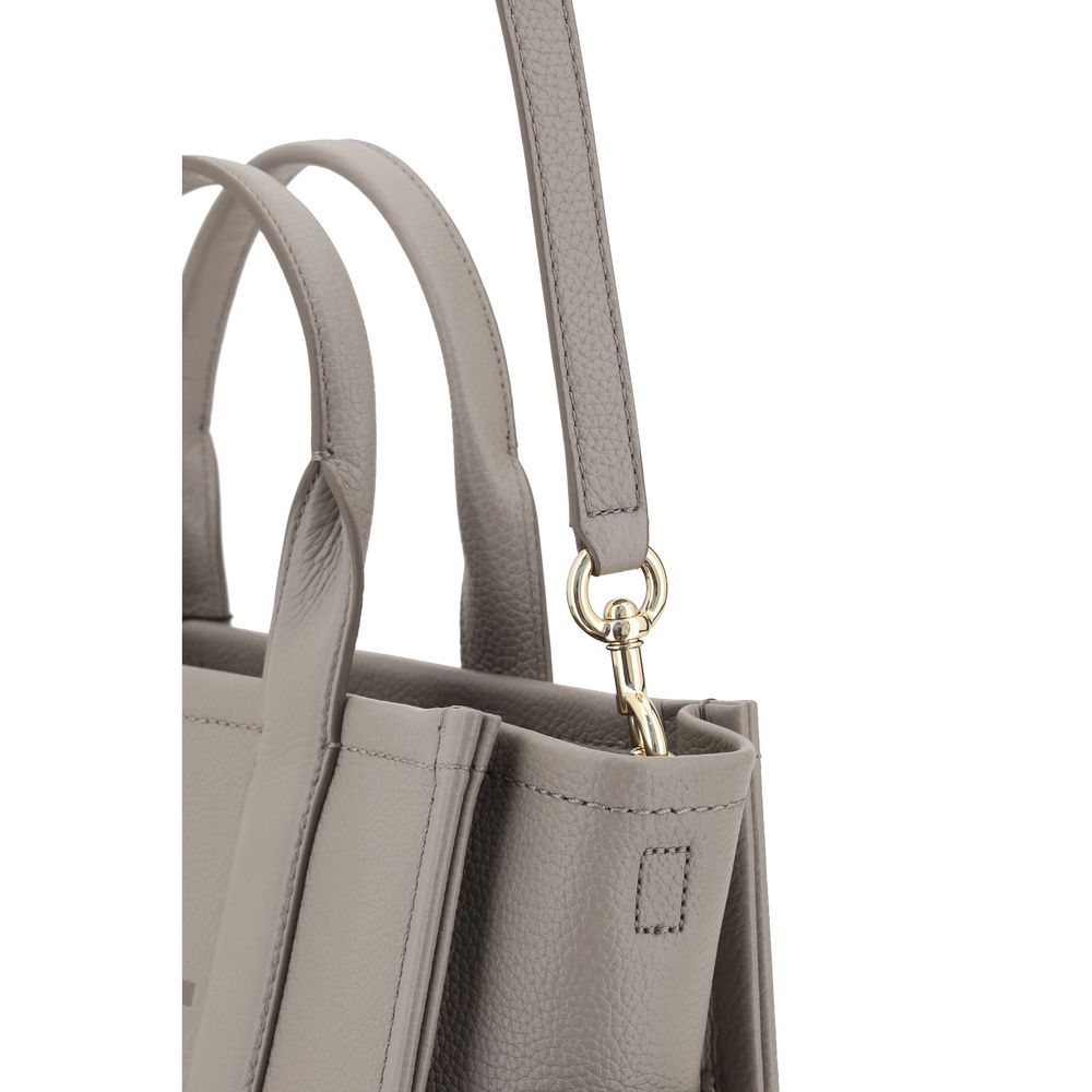 Bolsa Marc Jacobs Bos Taurus em Couro de Bezerro Cinza