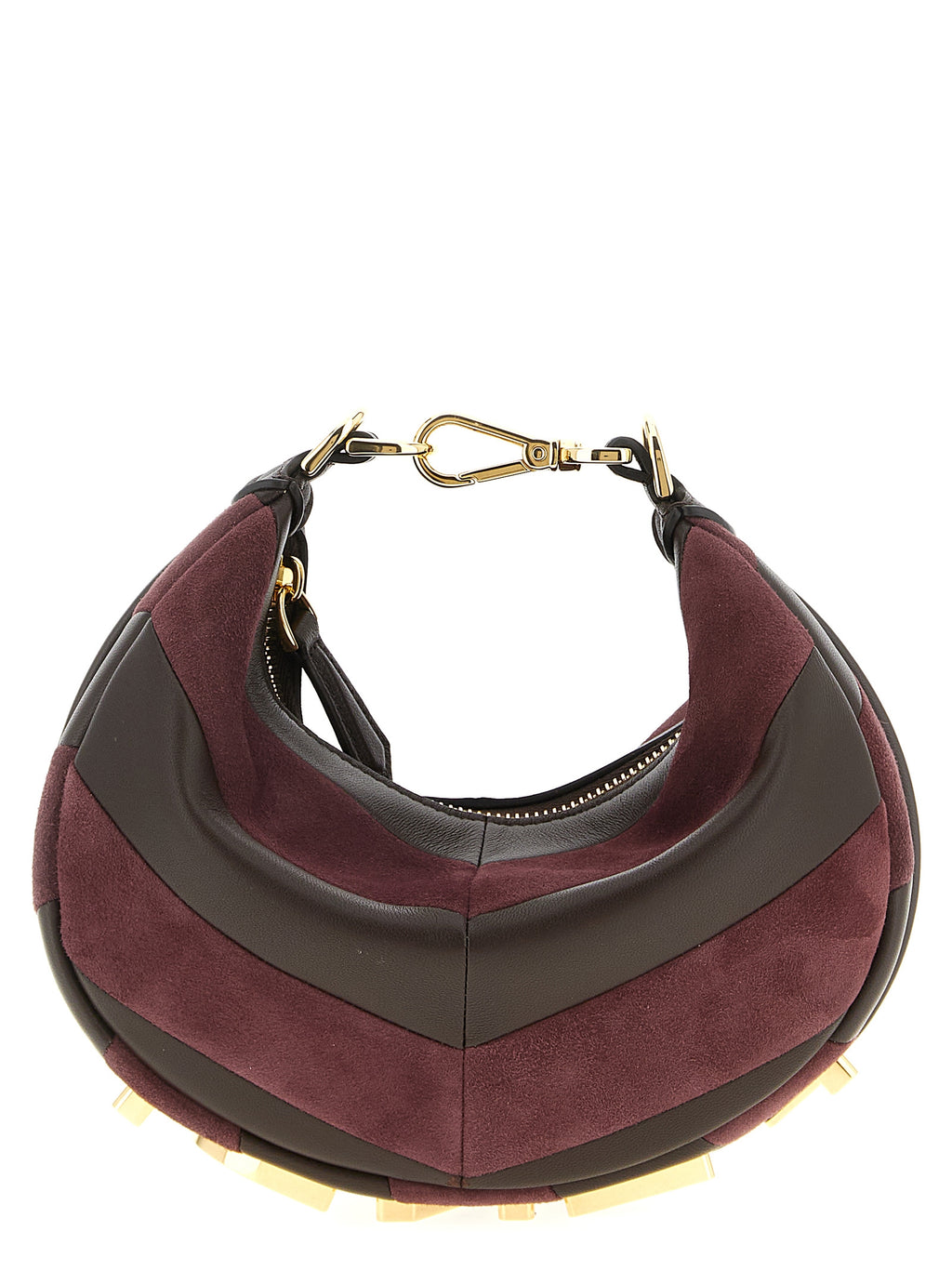 Bolsa Fendi em Couro de Cordeiro Multicolorido