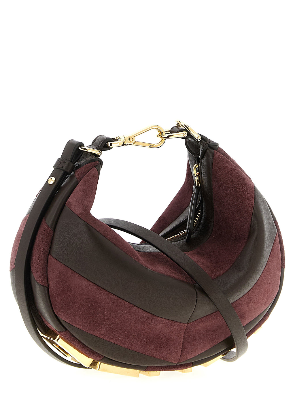 Bolsa Fendi em Couro de Cordeiro Multicolorido