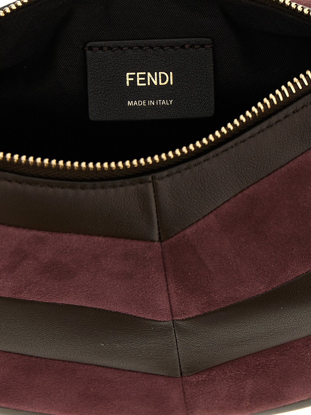 Bolsa Fendi em Couro de Cordeiro Multicolorido