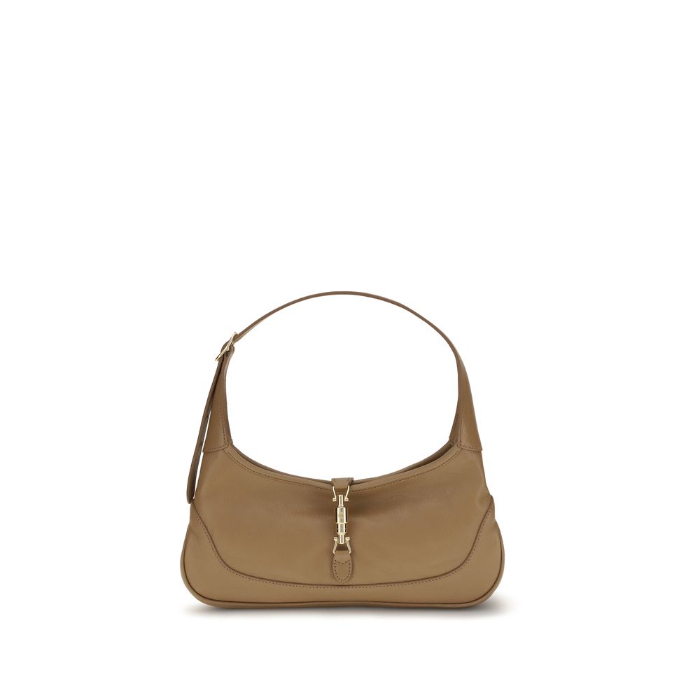 Bolsa Gucci Bege de Couro de Cabra