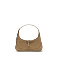 Bolsa Gucci Bege de Couro de Cabra