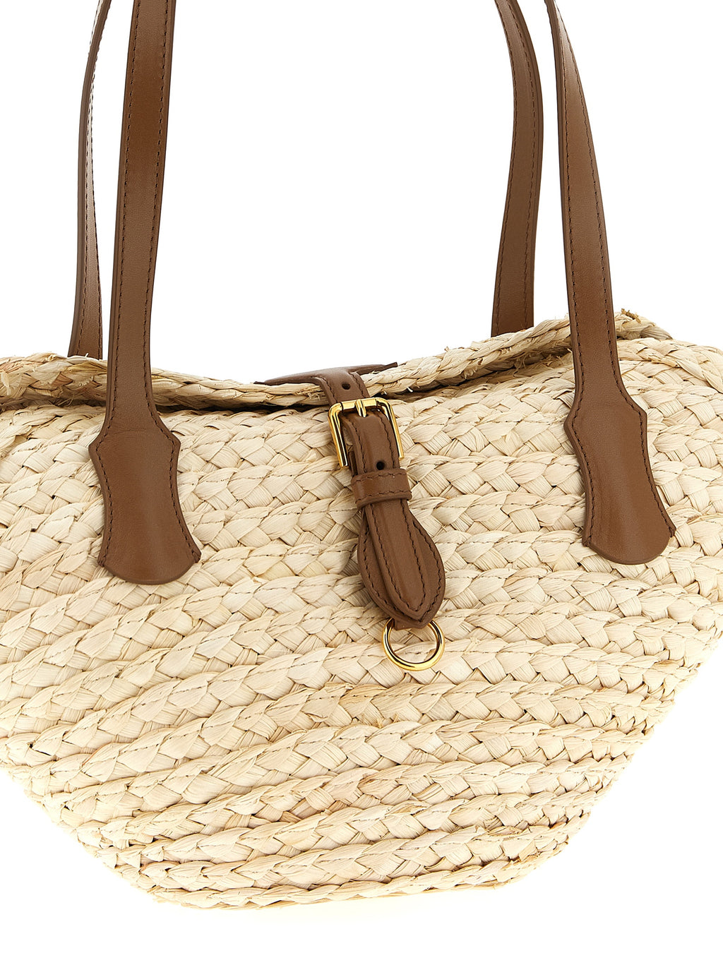 Bolsa de Ombro Dolce & Gabbana Bege de Cortiça