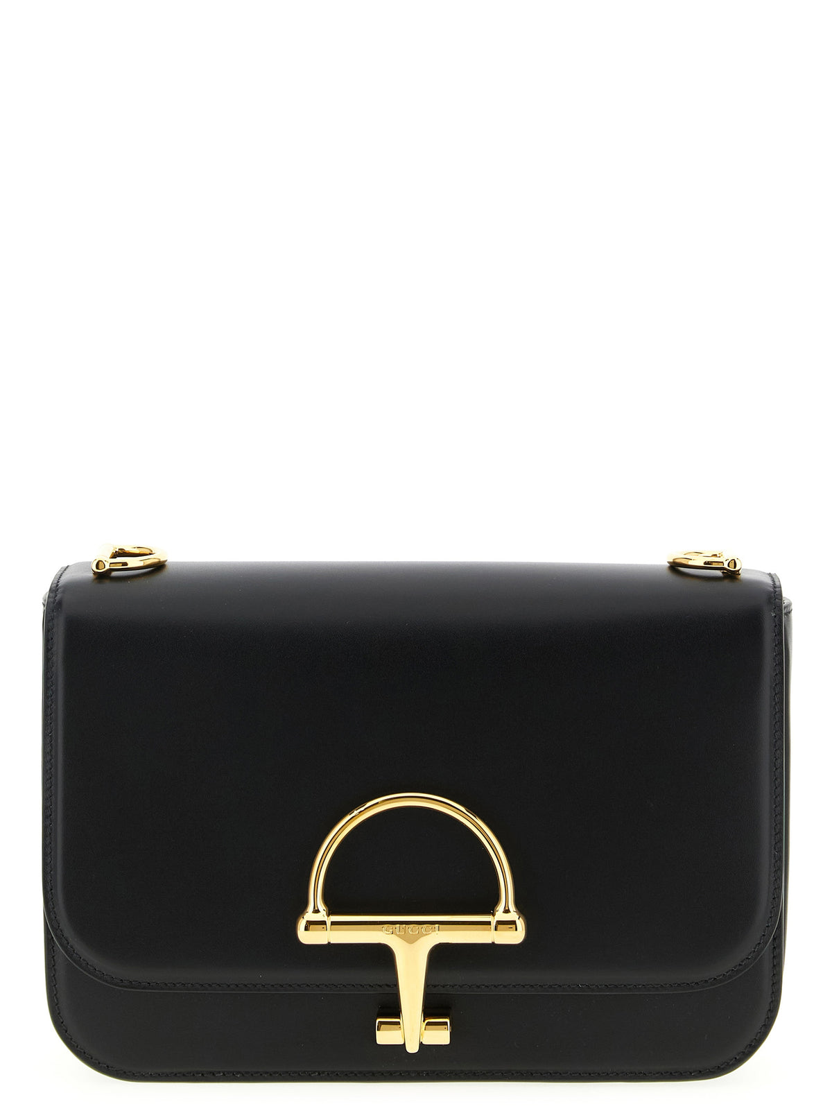 Bolsa de Ombro Gucci de Couro de Bezerro Preta