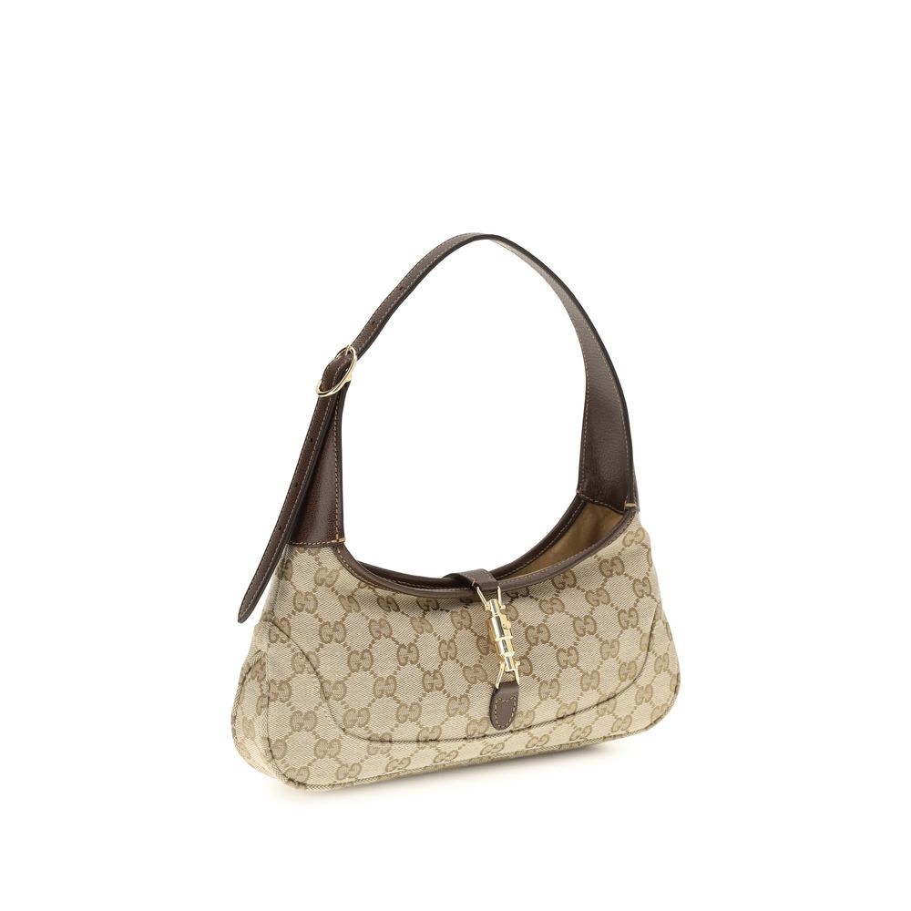 Bolsa de Mão Gucci de Tecido Bege