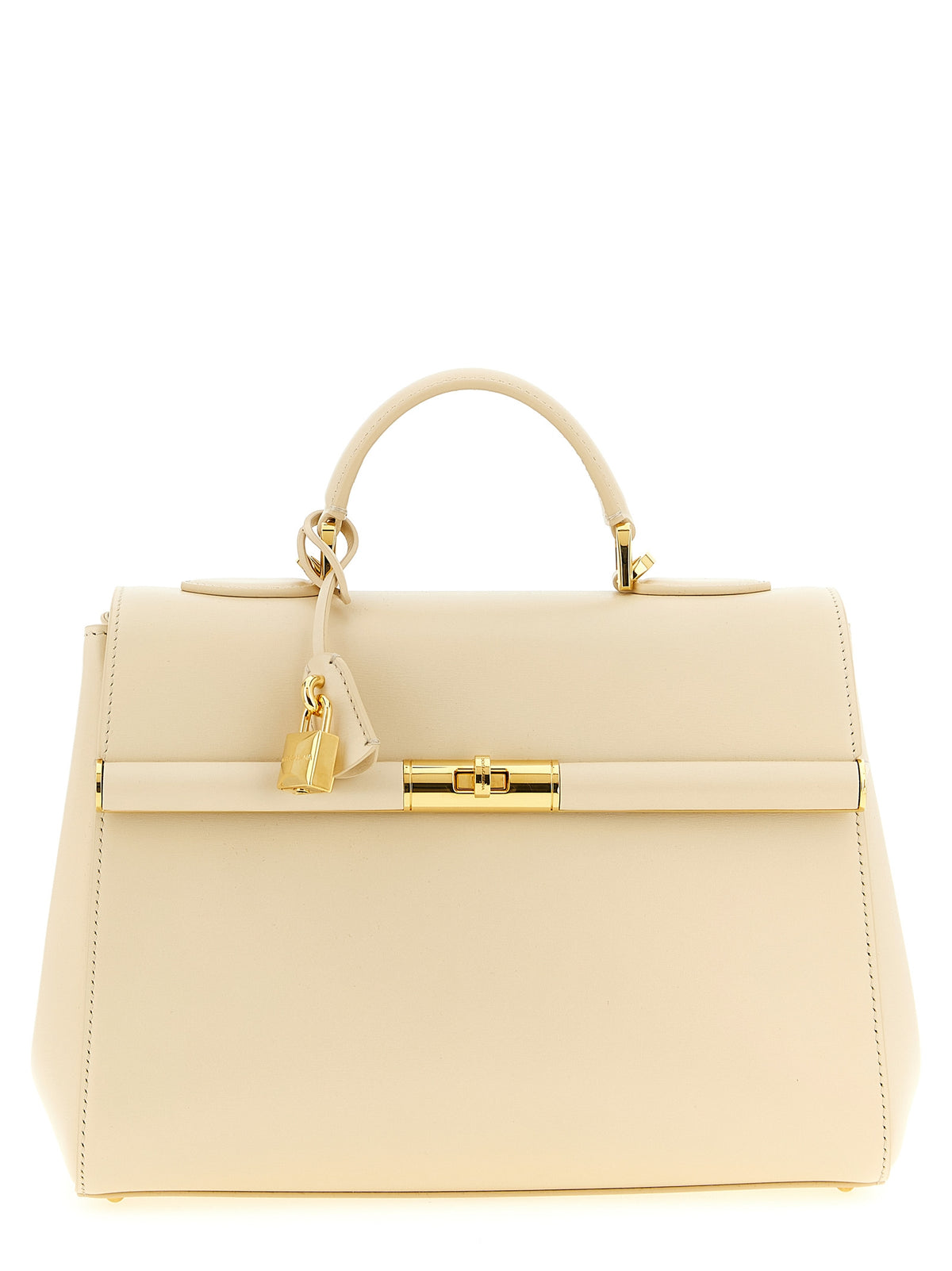 Bolsa Dolce & Gabbana de Couro de Cordeiro Branco