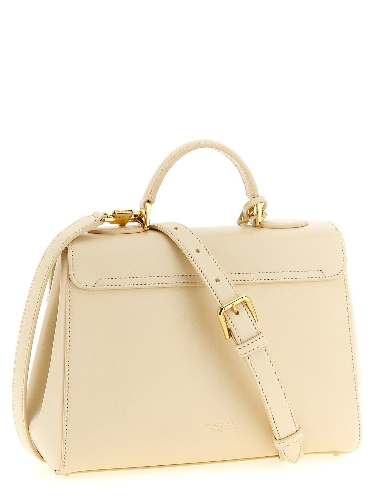 Bolsa Dolce & Gabbana de Couro de Cordeiro Branco