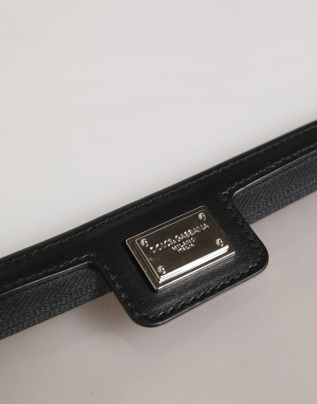 Bolsa de Mão Transparente PVC Dolce & Gabbana com Placa de Logo