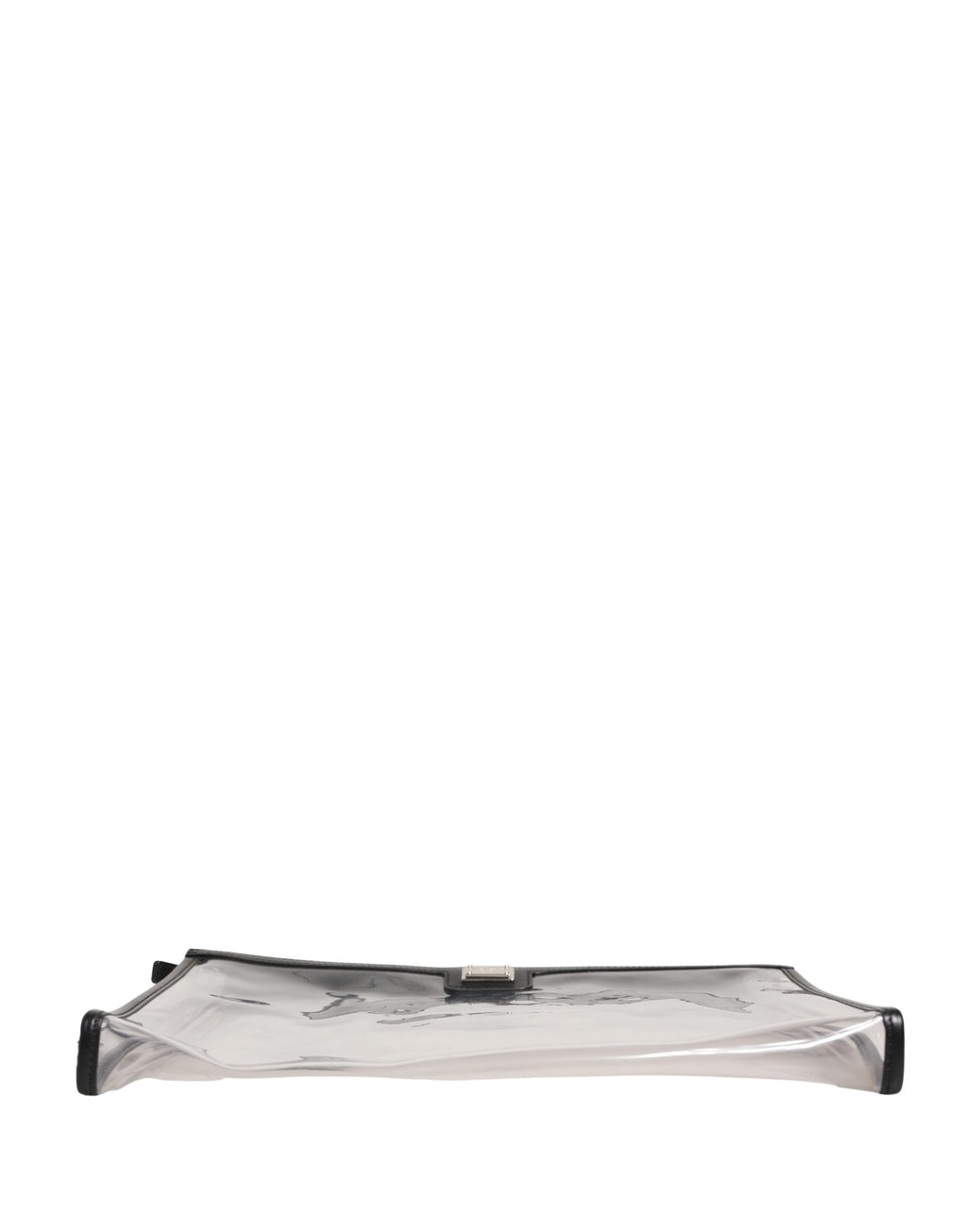 Bolsa de Mão Transparente PVC Dolce & Gabbana com Placa de Logo