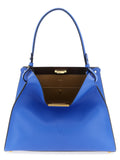 Bolsa Fendi em Couro de Bezerro Azul