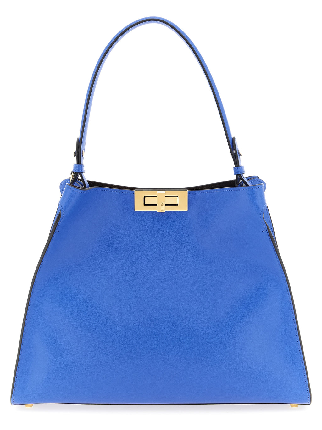 Bolsa Fendi em Couro de Bezerro Azul
