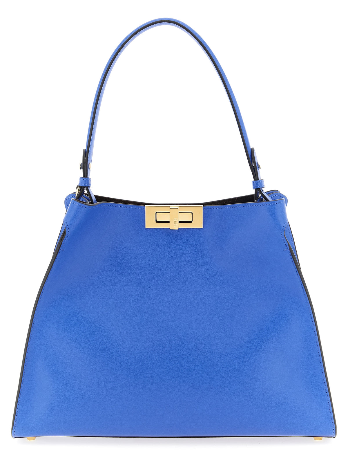 Bolsa Fendi em Couro de Bezerro Azul