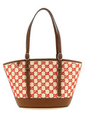 Bolsa Sacola Gucci de Algodão Multicolorido