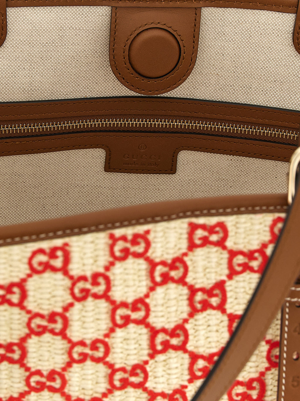 Bolsa Sacola Gucci de Algodão Multicolorido