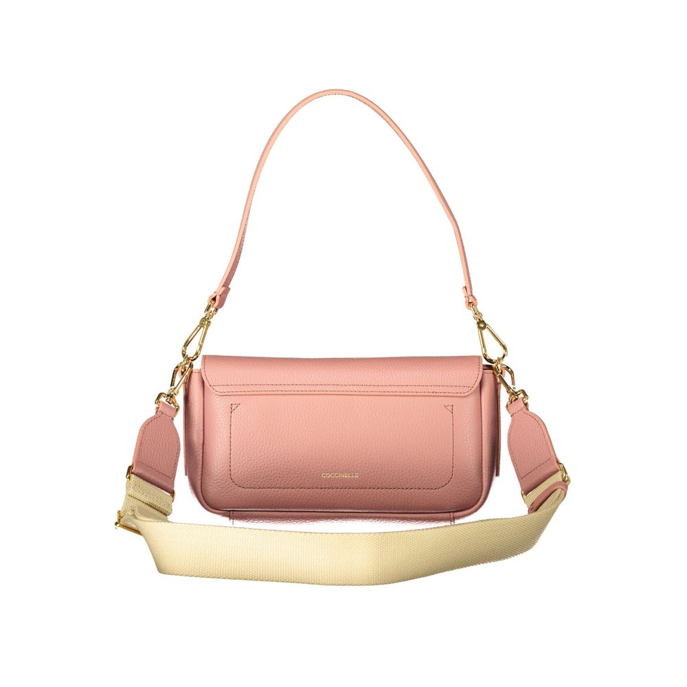 Bolsa Feminina Coccinelle Rosa de Couro