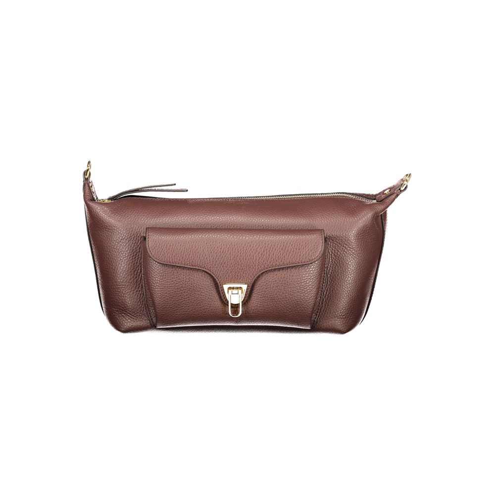 Bolsa de Couro Marrom Coccinelle