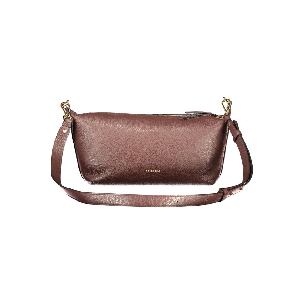 Bolsa de Couro Marrom Coccinelle
