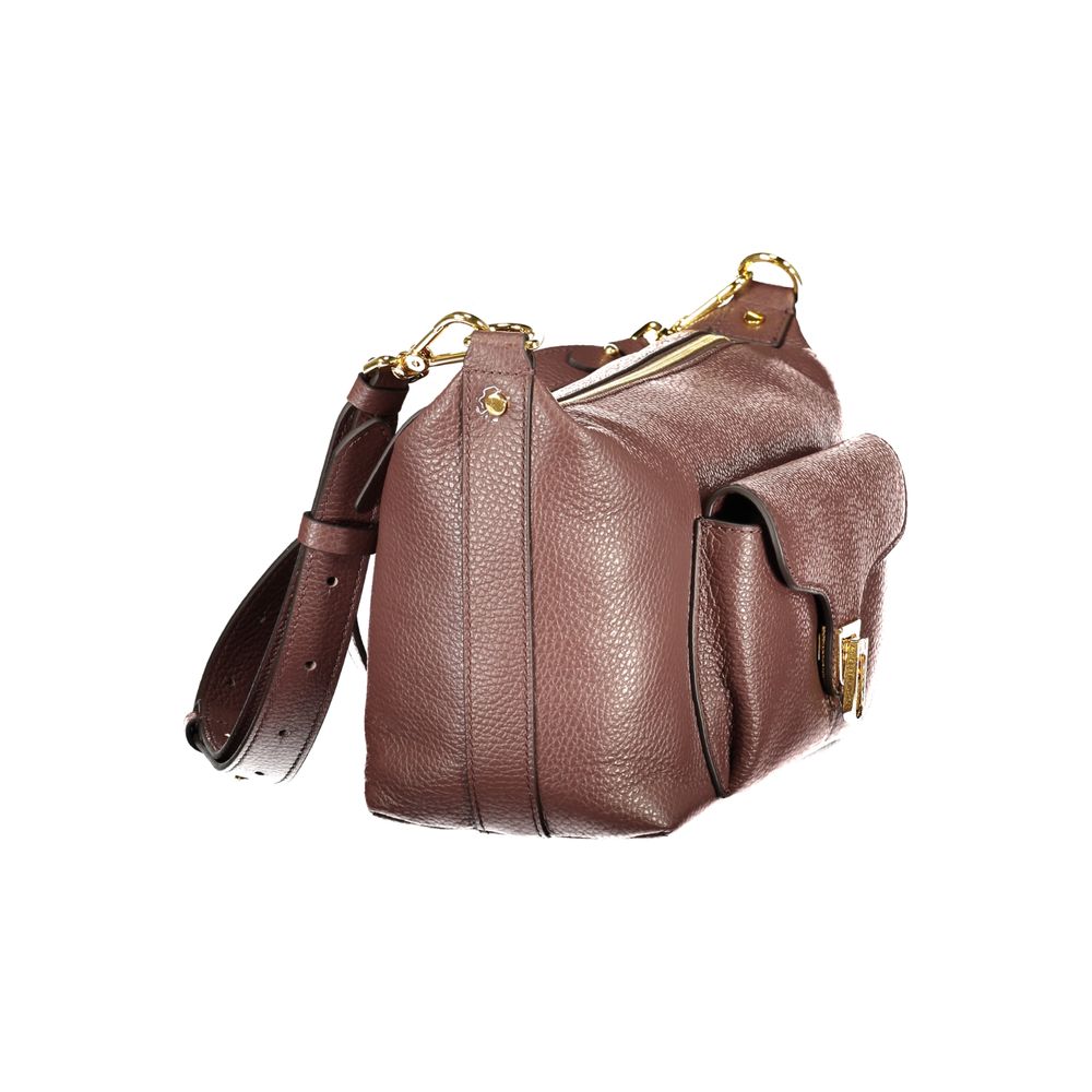 Bolsa de Couro Marrom Coccinelle