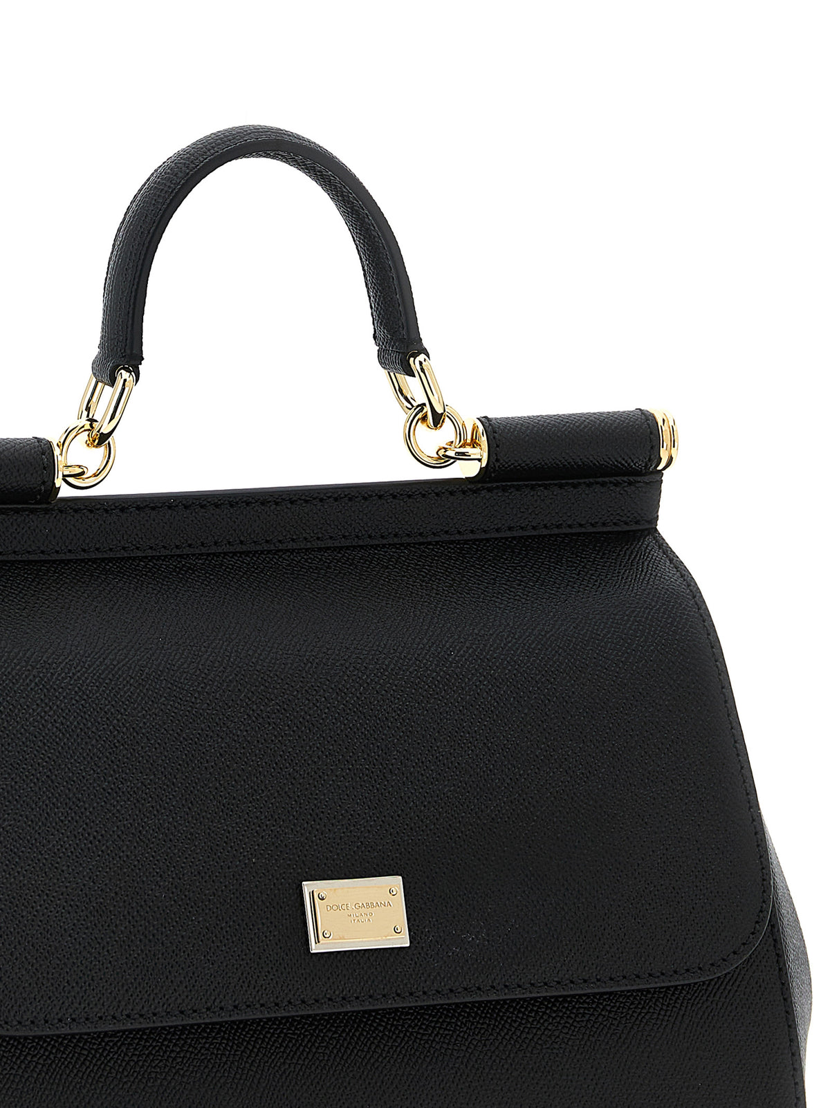 Bolsa Dolce & Gabbana de Couro de Vitelo Preto