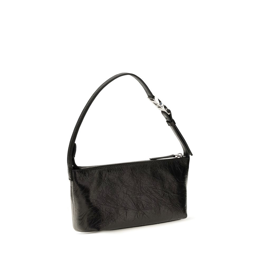 Bolsa Clutch Fendi Preta em Couro de Bezerro Bos Taurus
